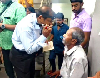 Mask Group and Dr. Agarwal's Ankur Eye Hospital organised free eye check-up camp